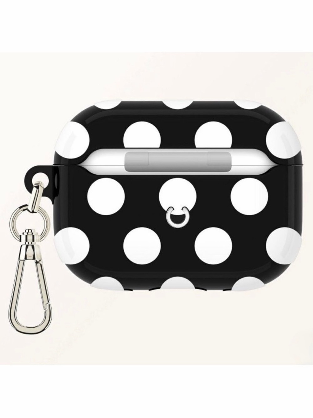 kate spade x Target Black White Polka Dot Apple AirPods Pro Protective Case - Picture 2 of 15